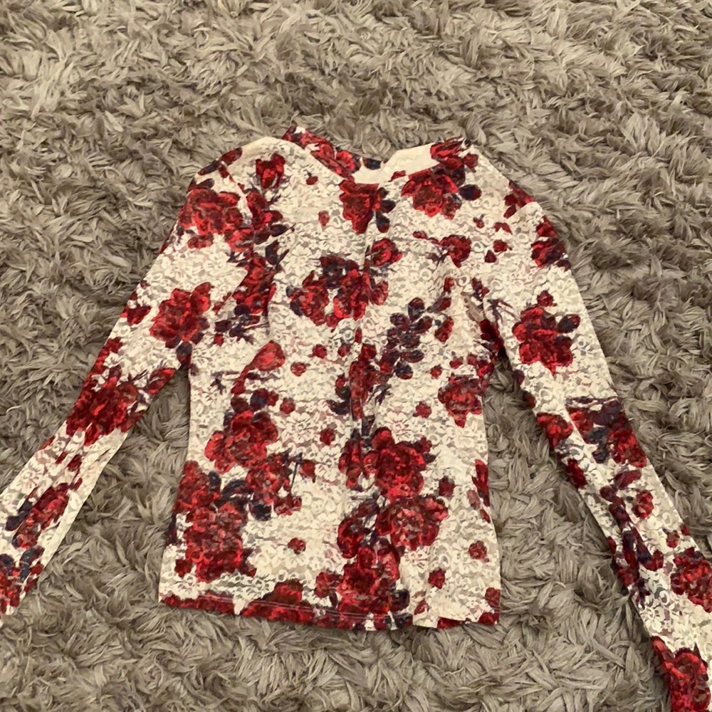 Sheer lace top